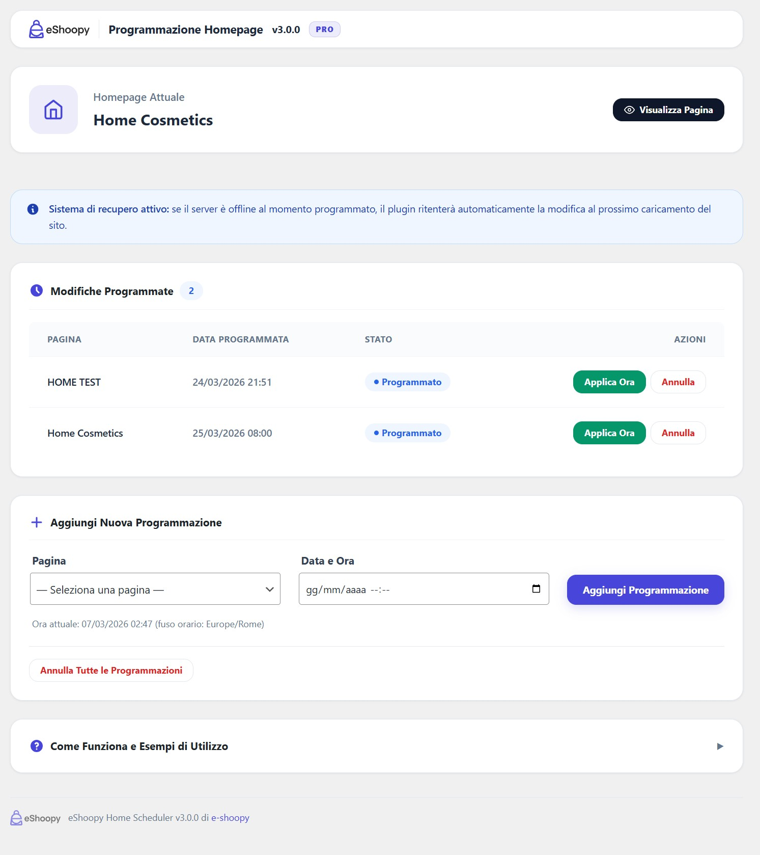 Home Scheduler Dashboard